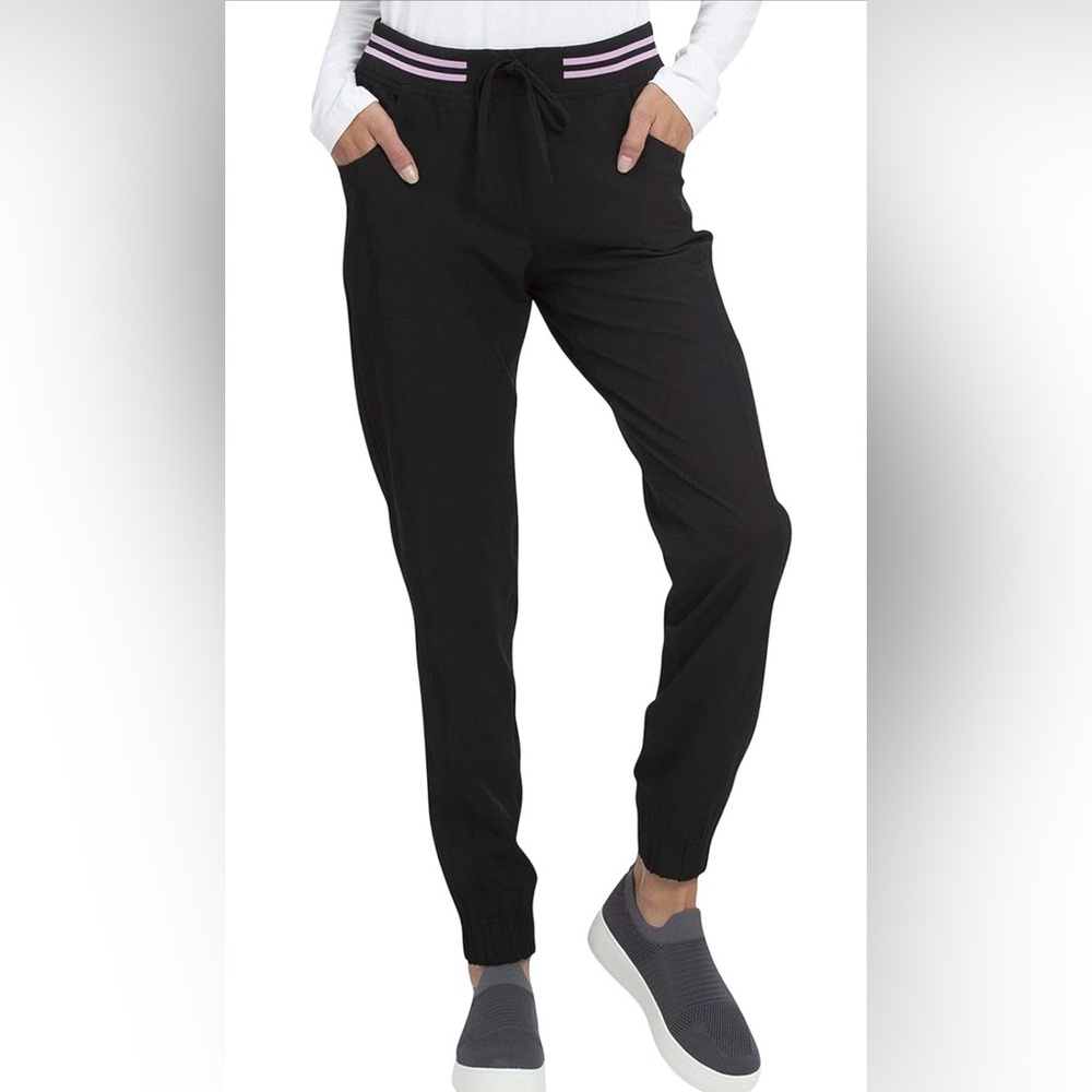 HeartSoul Black Jogger Scrub Pants